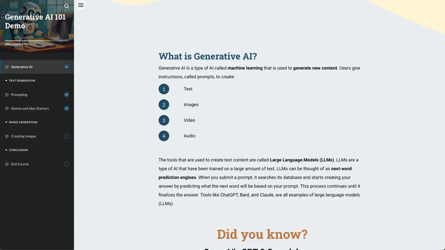 Generative AI 101 Preview
